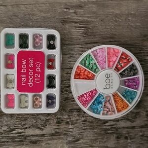Nail Art Set - bows and butterflies